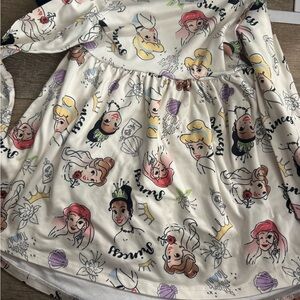 Disney Princess Pastel Character Tee in Cream, Pink, Green